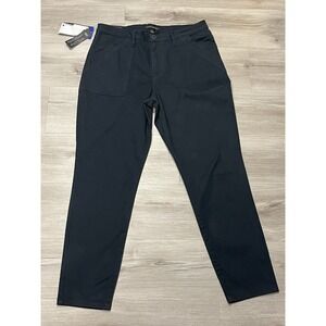Banana Republic Deep Pocket Black High-Rise Stretch Utility Ankle Pants‎ Sz 10